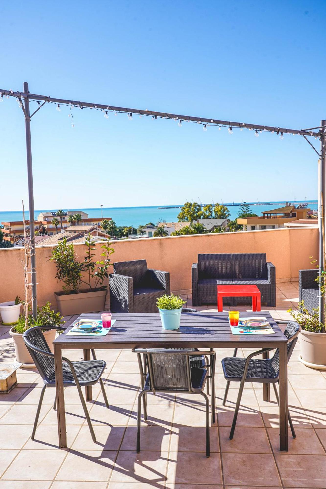포쟐로 Attico Terrazza Cielomare Seaview 아파트 외부 사진
