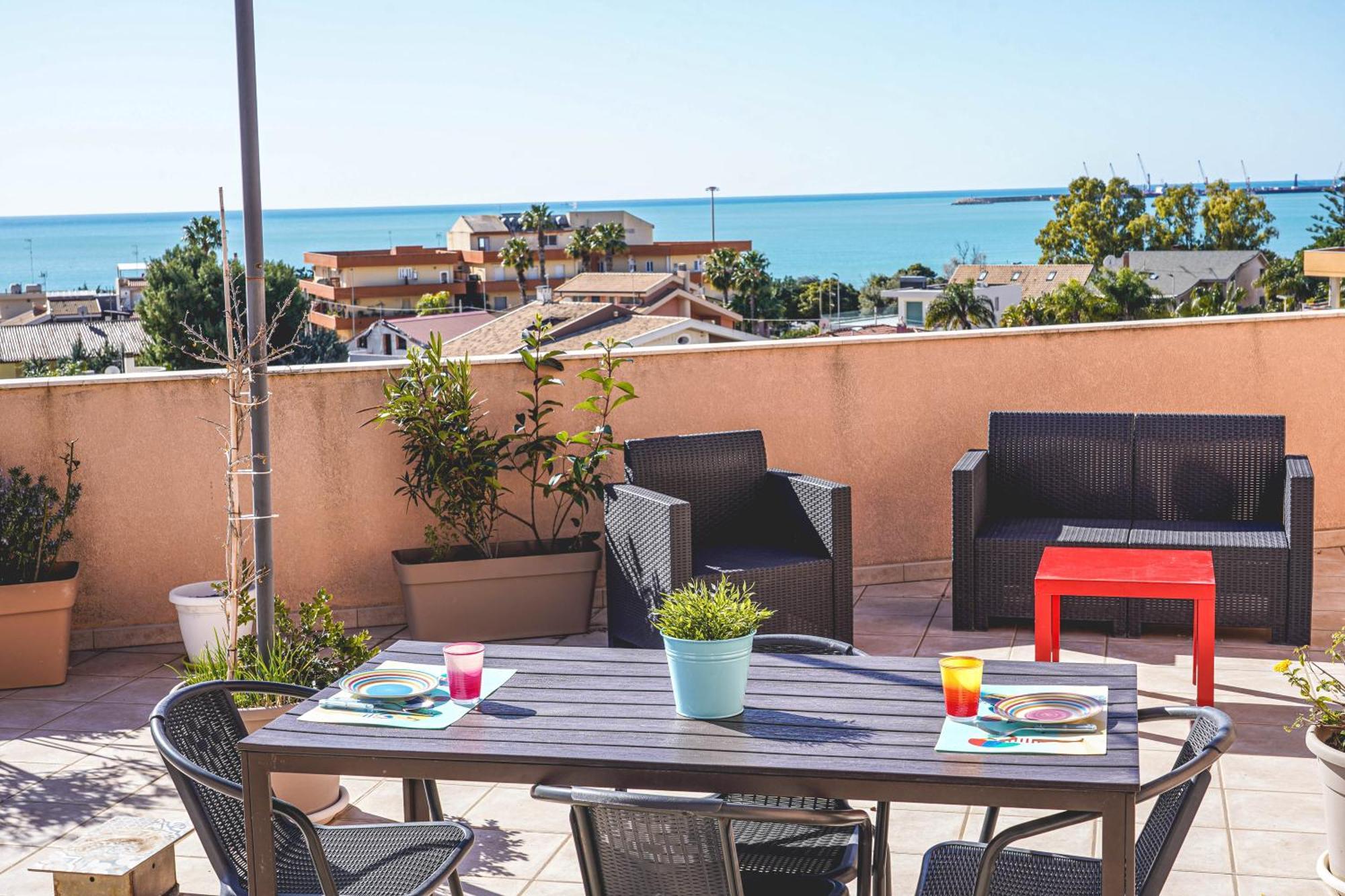포쟐로 Attico Terrazza Cielomare Seaview 아파트 외부 사진